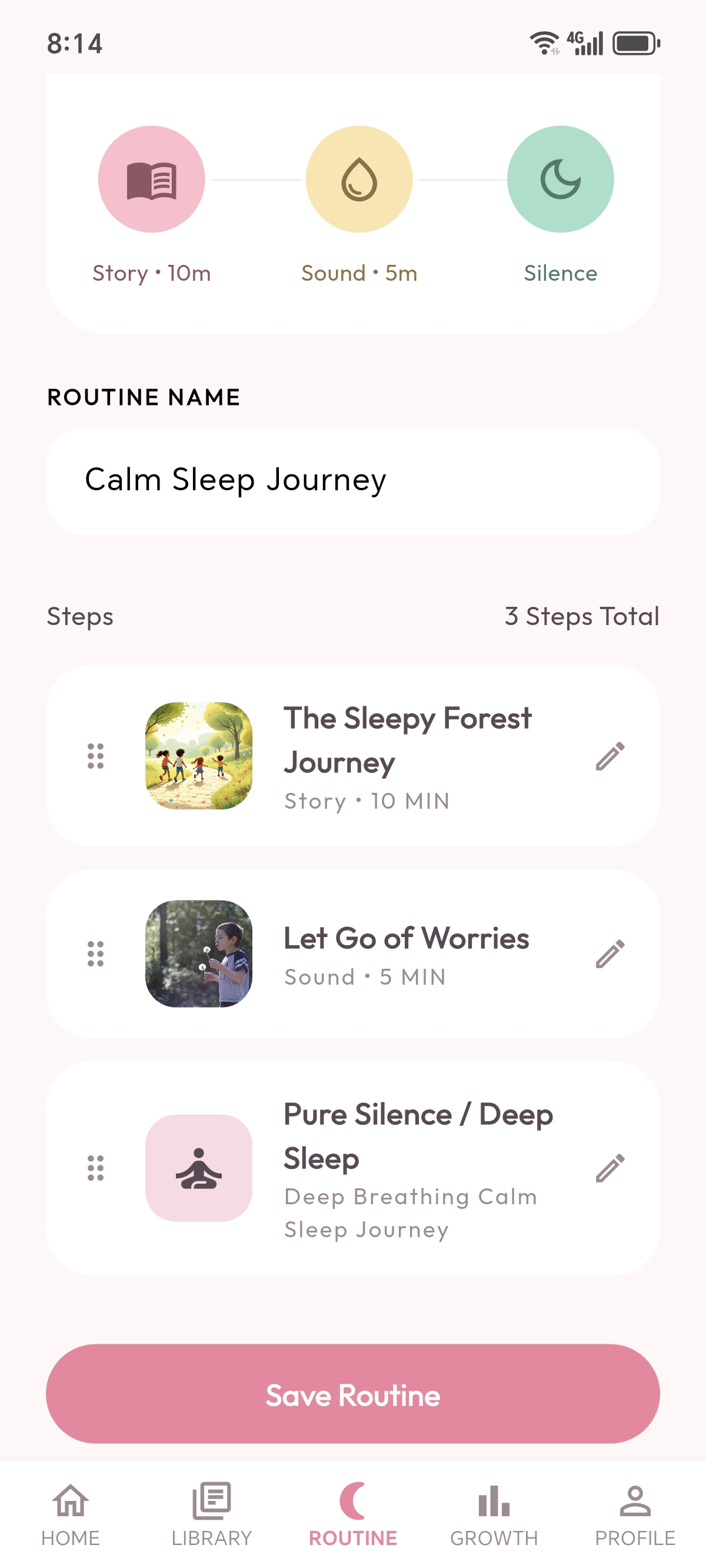 Personalized Bedtime Routines